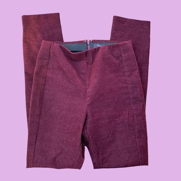 THEORY DARK ACADEMIA VELVET PANTS - Picture 2 of 4